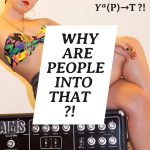 "Why are people into that?!" podcast graphic